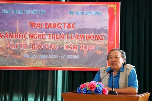 Khai mạc Trại sáng tác văn học nghệ thuật ''Bảo Lộc trên đường đổi mới và phát triển''