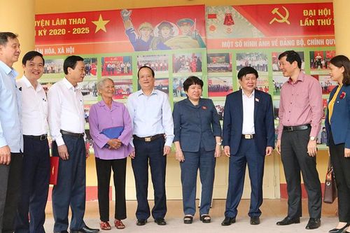 Đại biểu Quốc hội tỉnh tiếp xúc cử tri tại Lâm Thao và Phù Ninh