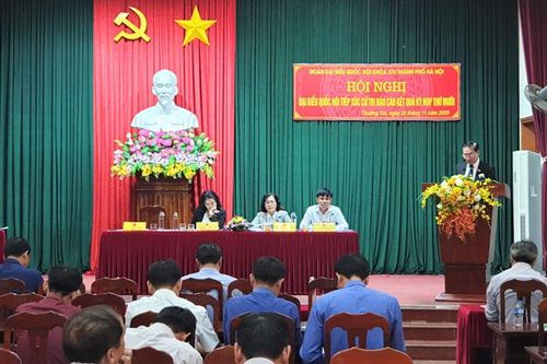 Cử tri kiến nghị sớm triển khai một số dự án, công trình giao thông