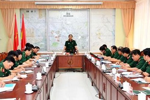 Đoàn công tác Bộ Tổng tham mưu làm việc với Bộ Chỉ huy quân sự tỉnh An Giang