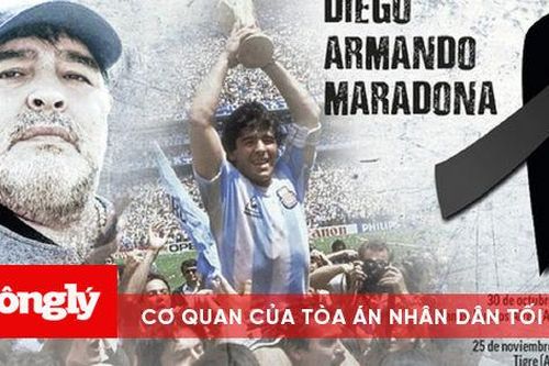 Maradona ra đi để trở về với vòng tay của Chúa