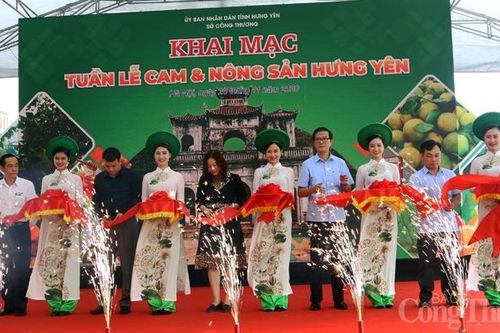 Khai mạc Tuần lễ cam và nông sản Hưng Yên năm 2020 tại Hà Nội
