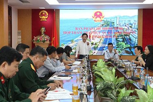 Thẩm tra một số nội dung trình tại kỳ họp thứ 13, HĐND tỉnh Khánh Hòa khóa VI
