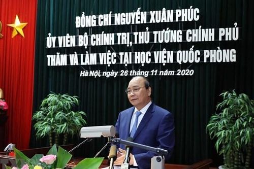 Thủ tướng làm việc với Bộ Quốc phòng