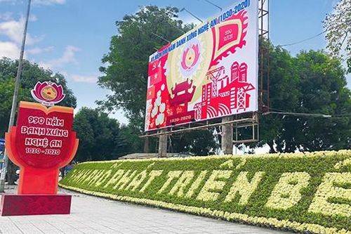 Rộn ràng không khí chào mừng Lễ kỷ niệm 990 năm Danh xưng Nghệ An