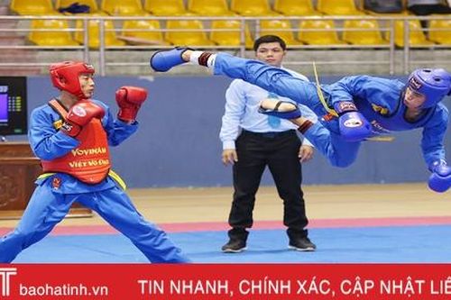 Những màn tung cước đẹp mắt tại Giải Vô địch Vovinam toàn quốc tại Hà Tĩnh