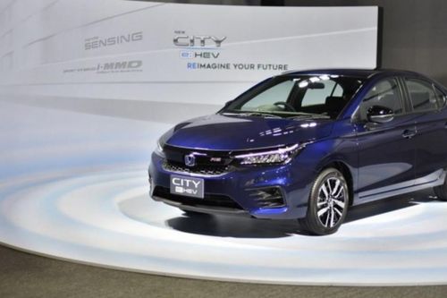Honda City e: HEV 2021 ra mắt, mức tiêu thụ nhiên liệu chỉ 3,6l/100km