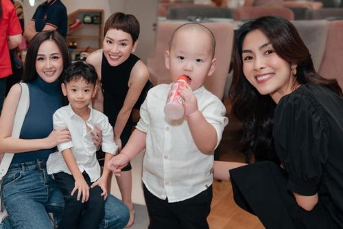 Sướng như con trai Trà My Idol, được Hà Tăng và Mai Phương Thúy thi nhau cưng nựng trong tiệc sinh nhật