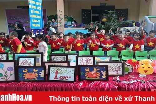 Trường Mầm non thực hành Hồng Đức tổ chức chương trình Hướng về miền Trung yêu thương