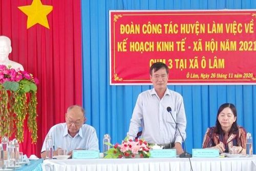 Xét duyệt kinh tế - xã hội năm 2021 các xã của huyện Tri Tôn