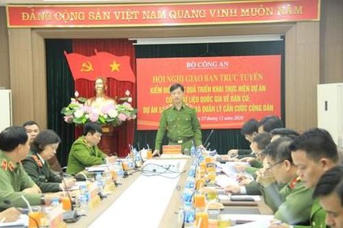 Tháng 2/2021 Công an các đơn vị, địa phương phải hoàn thành dữ liệu về dân cư