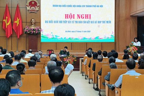Cử tri đề xuất nhiều giải pháp nâng cao hiệu quả công tác của Quốc hội