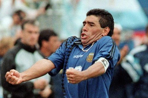 Cảm xúc của Maradona khi ghi bàn cuối cùng cho Argentina