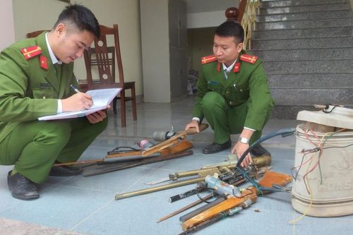 Thu hồi vũ khí, vật liệu nổ ở Nghi Lộc