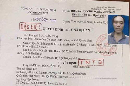 Truy nã đặc biệt kẻ dùng súng bắn 4 người thương vong ở Quảng Nam