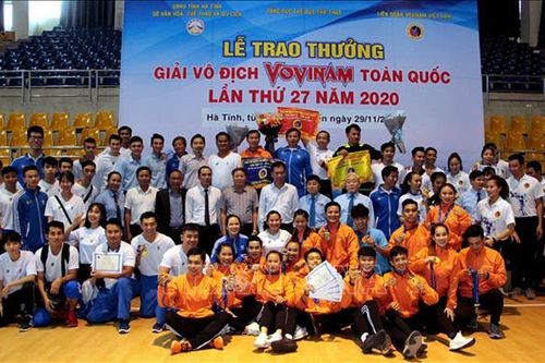 Bế mạc giải vô địch Vovinam toàn quốc lần thứ 27