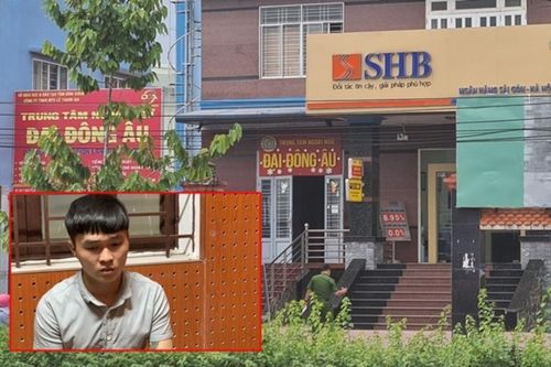 Đã bắt nghi can cầm súng đe dọa nhân viên, cướp ngân hàng táo tợn ở Bình Dương