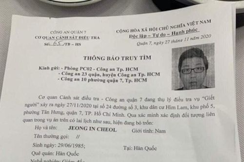 Nóng: Đã bắt được nghi can vụ thi thể không nguyên vẹn bên trong vali ở quận 7