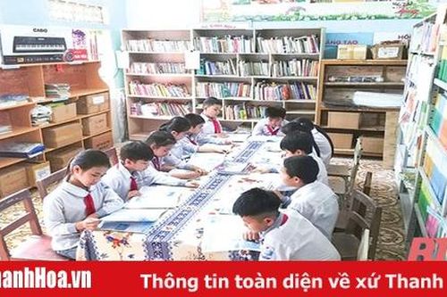 Xây dựng mô hình thư viện ở Trường Tiểu học Hưng Lộc 1