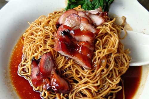 Công thức làm mì trứng xá xíu kiểu Hoa
