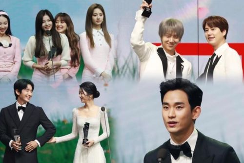 Khoảnh khắc đáng nhớ tại 'AAA 2020': Bỏ rơi Kim Soo Hyun, Seo Ye Ji cặp kè Lee Jun Ki - có tướng phu thê!