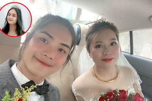Chú rể 'gây sốt' vì xinh hơn con gái, khiến dân mạng tưởng nhầm đám cưới đồng giới