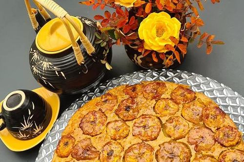 Mẹ trổ tài làm bánh chuối nước cốt dừa thơm ngon cho con ngày cuối tuần