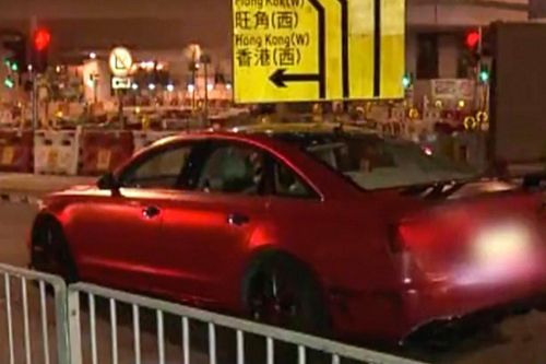 5 thành viên Hội Tam Hoàng chém nhầm người trên chiếc xe Audi đỏ