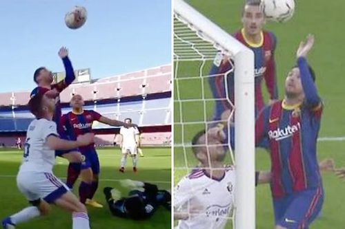 Messi suýt tái hiện 'Bàn tay Chúa' của Diego Maradona