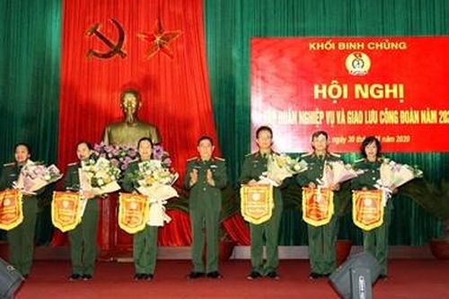 Tập huấn nghiệp vụ và giao lưu công đoàn Khối Binh chủng năm 2020