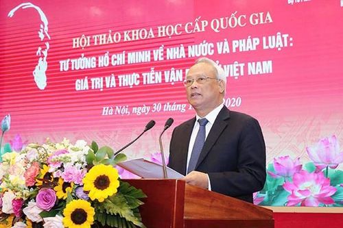 Hội thảo khoa học 'Tư tưởng Hồ Chí Minh về Nhà nước và pháp luật: Giá trị và thực tiễn vận dụng ở Việt Nam'