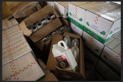 Phát hiện cơ sở sản xuất thuốc bảo vệ thực vật trái phép với số lượng lớn