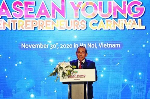 Phó Thủ tướng Trương Hòa Bình dự Diễn đàn Doanh nhân trẻ ASEAN năm 2020