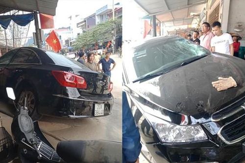Tài xế ô tô không có bằng lái tông 2 bố con tử vong đã ra trình diện