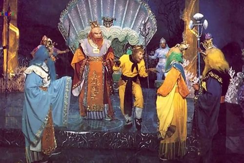 Vén màn bí mật cảnh quay dưới Thủy cung ít ai biết trong Tây Du Ký 1986