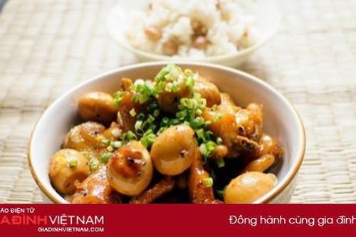 Đổi món với gà kho trứng cút khiến cả nhà đều mê