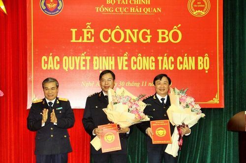 Công bố quyết định bổ nhiệm 2 Phó Cục trưởng Cục Hải quan Nghệ An