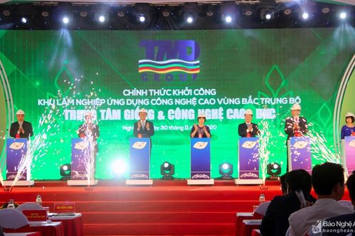 Nghệ An: Khởi công Dự án 'Trung tâm giống và công nghệ cao - DKC' tổng vốn đầu tư 250 tỷ đồng