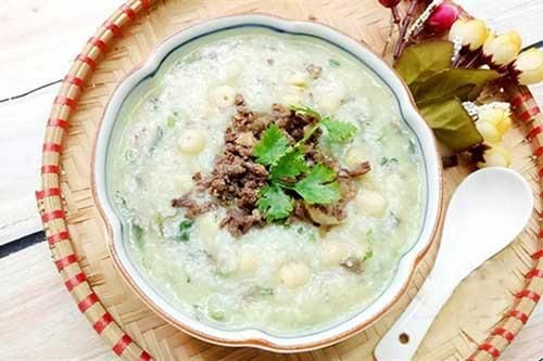 Cách nấu cháo gà hạt sen thơm ngon, giữ nguyên dinh dưỡng