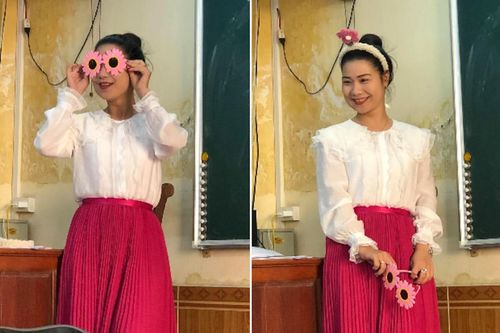 Loạt khoảnh khắc đáng yêu của cô giáo trường người ta khiến dân mạng không thể nhịn cười