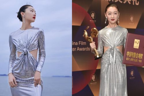 Dù là Ảnh Hậu trẻ nhất Cbiz nhưng Châu Đông Vũ thường xuyên diện đồ xấu 'đau đớn'