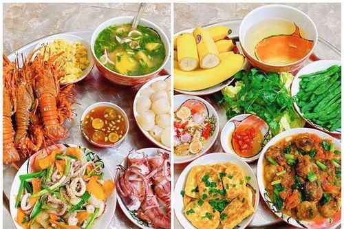 Những mâm cơm đầy ắp món, giá 400k dành cho chồng võ sư