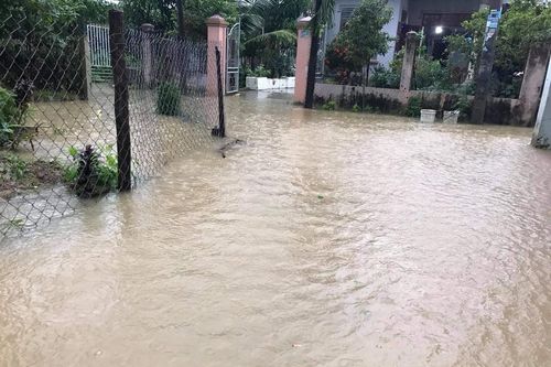 Nước lũ cuốn trôi người đi rừng ở Khánh Hòa
