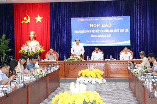 Sắp diễn ra chuỗi sự kiện xúc tiến thương mại, đầu tư và du lịch tỉnh Cà Mau