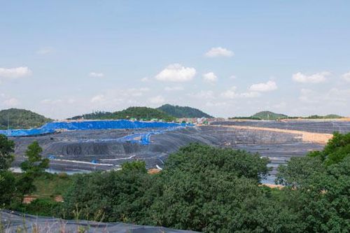 Lượng nước rác tại Khu liên hợp xử lý chất thải Sóc Sơn giảm khoảng 36.500m3