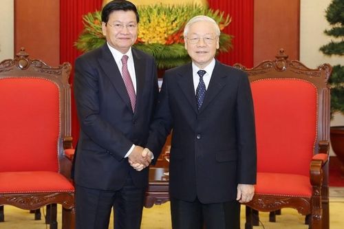 Lãnh đạo Đảng, Nhà nước gửi điện mừng Quốc khánh Lào