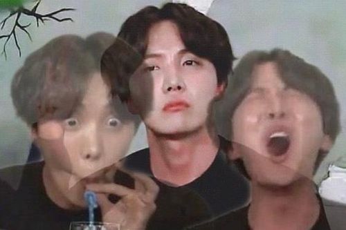 J-Hope BTS trước và sau khi nâng ly, sao lại thế này?