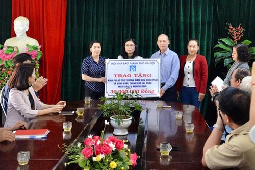 Hội Nhà báo TP Hà Nội hỗ trợ cải tạo điểm trường tại Lai Châu