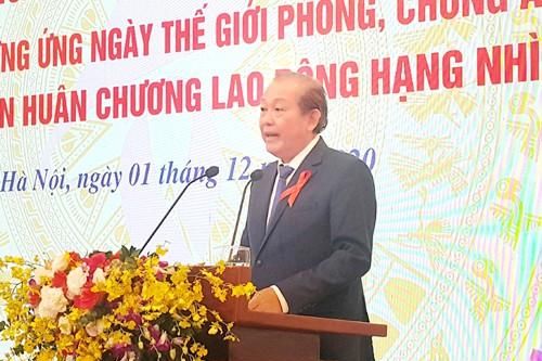 Phó Thủ tướng Trương Hòa Bình: Kỳ vọng Việt Nam chấm dứt cơ bản đại dịch AIDS vào năm 2030