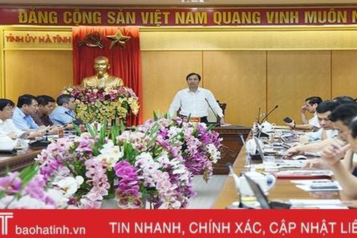 Hà Tĩnh tập trung thực hiện Nghị quyết về khắc phục hậu quả thiên tai
